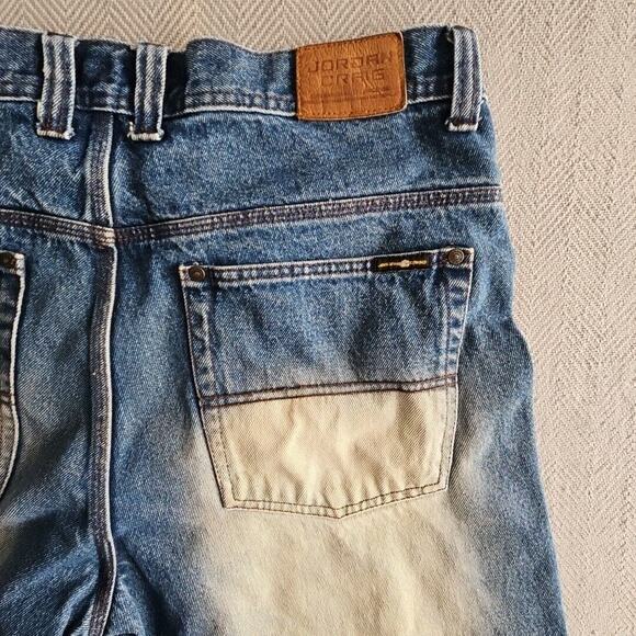 Jordan Craig Jeans Men's 36x32 Medium Blue Wash Distressed Bootcut Denim 79771 - Picture 13 of 16